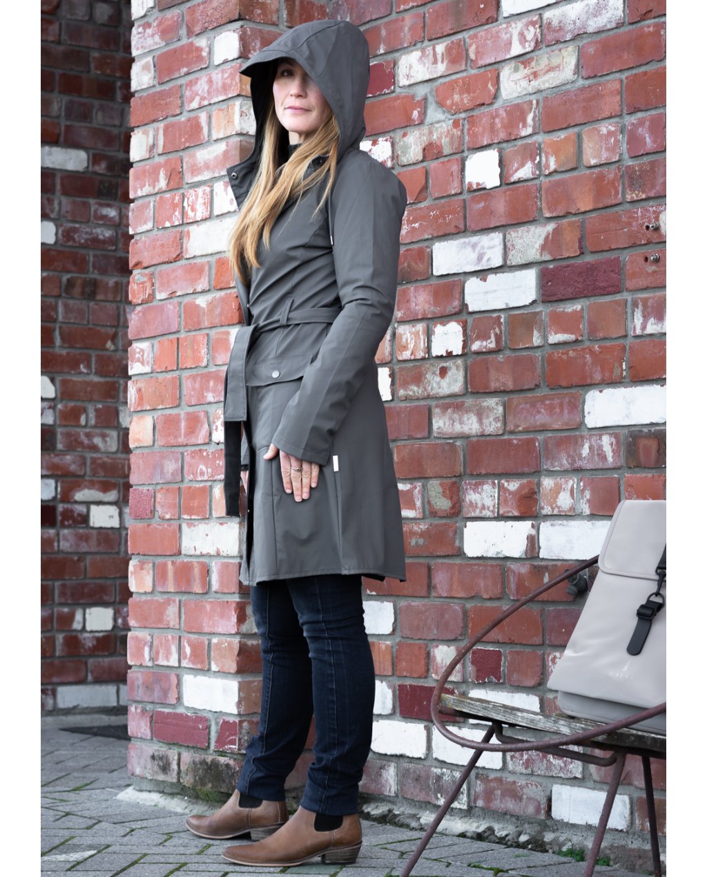 Rains | Curve Jacket | Charcoal Rains | Curve Jacket | Charcoal